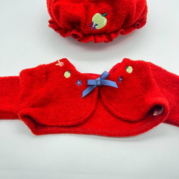 Bitty Baby Red Beret Hat and Jacket From Two In One Green Apple Set 2007 - Picture 3 of 9